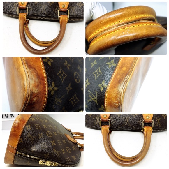 Sold*Louis Vuitton Alma monogram handbag satchel - Picture 6 of 8